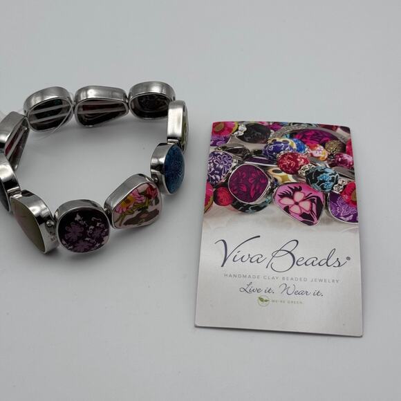 Viva Beads Handmade Clay Beaded Bracelet - Picture 1 of 4